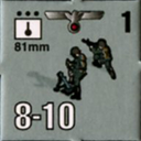 Panzer Grenadier Headquarters Library Unit: Germany Heer 81mm for Panzer Grenadier game series