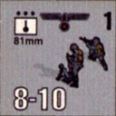 Panzer Grenadier Headquarters Library Unit: Germany Heer 81mm for Panzer Grenadier game series