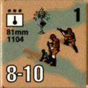 Panzer Grenadier Headquarters Library Unit: Germany Heer 81mm for Panzer Grenadier game series