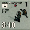 Panzer Grenadier Headquarters Library Unit: Germany Heer 81mm for Panzer Grenadier game series