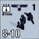 Panzer Grenadier Headquarters Library Unit: Germany Heer 81mm for Panzer Grenadier game series