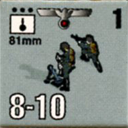 Panzer Grenadier Headquarters Library Unit: Germany Heer 81mm for Panzer Grenadier game series