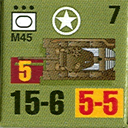 Panzer Grenadier Headquarters Library Unit: United States Army M45 for Panzer Grenadier game series