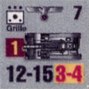 Panzer Grenadier Headquarters Library Unit: Germany Heer Grille for Panzer Grenadier game series