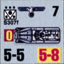Panzer Grenadier Headquarters Library Unit: Germany Heer S307f for Panzer Grenadier game series