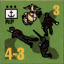 Panzer Grenadier Headquarters Library Unit: United States Marine Corps RIF for Panzer Grenadier game series