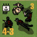 Panzer Grenadier Headquarters Library Unit: United States Marine Corps RIF for Panzer Grenadier game series