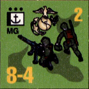 Panzer Grenadier Headquarters Library Unit: United States Marine Corps MG for Panzer Grenadier game series