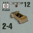 Panzer Grenadier Headquarters Library Unit: Germany Heer Kubel for Panzer Grenadier game series