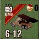 Panzer Grenadier Headquarters Library Unit: Soviet Union Guards BM-8 for Panzer Grenadier game series