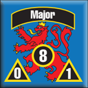 Panzer Grenadier Headquarters Library Unit: Luxembourg Corps des Gendarmes et Volontaires Major for Panzer Grenadier game series
