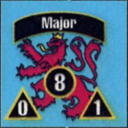 Panzer Grenadier Headquarters Library Unit: Luxembourg Corps des Gendarmes et Volontaires Major for Panzer Grenadier game series