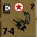Panzer Grenadier Headquarters Library Unit: North Korea Chosŏn inmin'gun HMG for Panzer Grenadier game series
