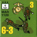 Panzer Grenadier Headquarters Library Unit: United States Marine Corps Mar for Panzer Grenadier game series