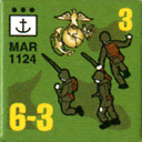 Panzer Grenadier Headquarters Library Unit: United States Marine Corps Mar for Panzer Grenadier game series