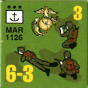 Panzer Grenadier Headquarters Library Unit: United States Marine Corps Mar for Panzer Grenadier game series