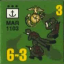 Panzer Grenadier Headquarters Library Unit: United States Marine Corps Mar for Panzer Grenadier game series