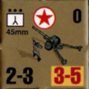 Panzer Grenadier Headquarters Library Unit: North Korea Chosŏn inmin'gun 45mm for Panzer Grenadier game series