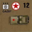 Panzer Grenadier Headquarters Library Unit: North Korea Chosŏn inmin'gun GAZ67 for Panzer Grenadier game series