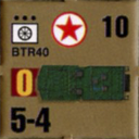 Panzer Grenadier Headquarters Library Unit: North Korea Chosŏn inmin'gun BTR40 for Panzer Grenadier game series