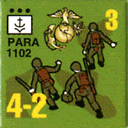 Panzer Grenadier Headquarters Library Unit: United States Marine Corps PARA for Panzer Grenadier game series
