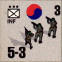 Panzer Grenadier Headquarters Library Unit: South Korea Daehanminguk Yukgun INF for Panzer Grenadier game series