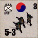 Panzer Grenadier Headquarters Library Unit: South Korea Daehanminguk Yukgun INF for Panzer Grenadier game series