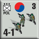 Panzer Grenadier Headquarters Library Unit: South Korea Daehanminguk Yukgun POL for Panzer Grenadier game series