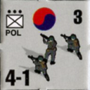 Panzer Grenadier Headquarters Library Unit: South Korea Daehanminguk Yukgun POL for Panzer Grenadier game series