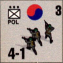 Panzer Grenadier Headquarters Library Unit: South Korea Daehanminguk Yukgun POL for Panzer Grenadier game series