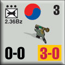 Panzer Grenadier Headquarters Library Unit: South Korea Daehanminguk Yukgun 2.36Bz for Panzer Grenadier game series