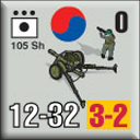 Panzer Grenadier Headquarters Library Unit: South Korea Daehanminguk Yukgun 105 Sh for Panzer Grenadier game series