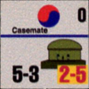 Panzer Grenadier Headquarters Library Unit: South Korea Daehanminguk Yukgun Casemate for Panzer Grenadier game series