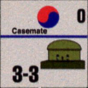 Panzer Grenadier Headquarters Library Unit: South Korea Daehanminguk Yukgun Casemate for Panzer Grenadier game series