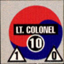 Panzer Grenadier Headquarters Library Unit: South Korea Daehanminguk Yukgun Lt. Colonel for Panzer Grenadier game series