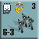 Panzer Grenadier Headquarters Library Unit: South Korea Daehanminguk Haebyeongdae Mar for Panzer Grenadier game series