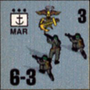 Panzer Grenadier Headquarters Library Unit: South Korea Daehanminguk Haebyeongdae Mar for Panzer Grenadier game series