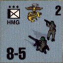 Panzer Grenadier Headquarters Library Unit: South Korea Daehanminguk Haebyeongdae HMG for Panzer Grenadier game series