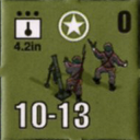 Panzer Grenadier Headquarters Library Unit: United States Army 4.2in for Panzer Grenadier game series