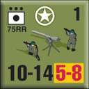 Panzer Grenadier Headquarters Library Unit: United States Army 75RR for Panzer Grenadier game series