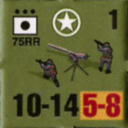 Panzer Grenadier Headquarters Library Unit: United States Army 75RR for Panzer Grenadier game series