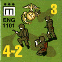 Panzer Grenadier Headquarters Library Unit: United States Marine Corps ENG for Panzer Grenadier game series