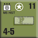 Panzer Grenadier Headquarters Library Unit: United States Army M5 HST for Panzer Grenadier game series