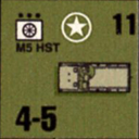 Panzer Grenadier Headquarters Library Unit: United States Army M5 HST for Panzer Grenadier game series