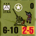 Panzer Grenadier Headquarters Library Unit: United States Army 37mm AA for Panzer Grenadier game series