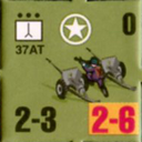 Panzer Grenadier Headquarters Library Unit: United States Army 37mm AT for Panzer Grenadier game series