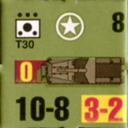 Panzer Grenadier Headquarters Library Unit: United States Army T30 for Panzer Grenadier game series