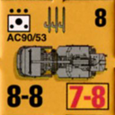 Panzer Grenadier Headquarters Library Unit: Italy Regio Esercito AC90/53 for Panzer Grenadier game series