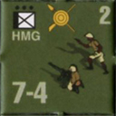 Panzer Grenadier Headquarters Library Unit: Ethiopia Ethiopian Imperial Army HMG for Panzer Grenadier game series