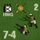 Panzer Grenadier Headquarters Library Unit: Ethiopia Ethiopian Imperial Army HMG for Panzer Grenadier game series